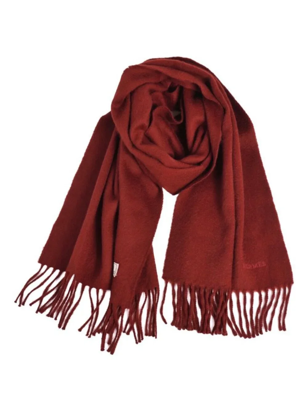 Hermes Scarf Shawl Fringe Cashmere